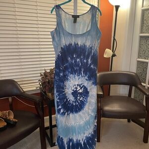 Beautiful Ashley Stewart Tie Dye Maxi Dress